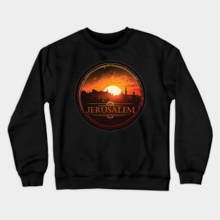 Old city of Jerusalem Crewneck Sweatshirt